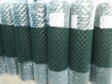 Plastificirana mreža atyp 2,5 mm, otvor 50x50 mm - zelena - druga visina ili duljina role - visina iznad 2 m