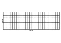 Gabionska mreža 3000x1000 mm, oko 100x100 mm