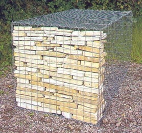 Gabion 1000x1000x1000 mm, oko 100x100 mm