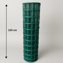 Zavarena plastificirana žica Metuje - zelena - visina 120 cm, oko 100*75 mm, rola 25 m