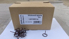 Vjetrovite kopče od bakra Cu