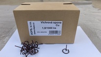 Vjetrovite kopče od bakra Cu